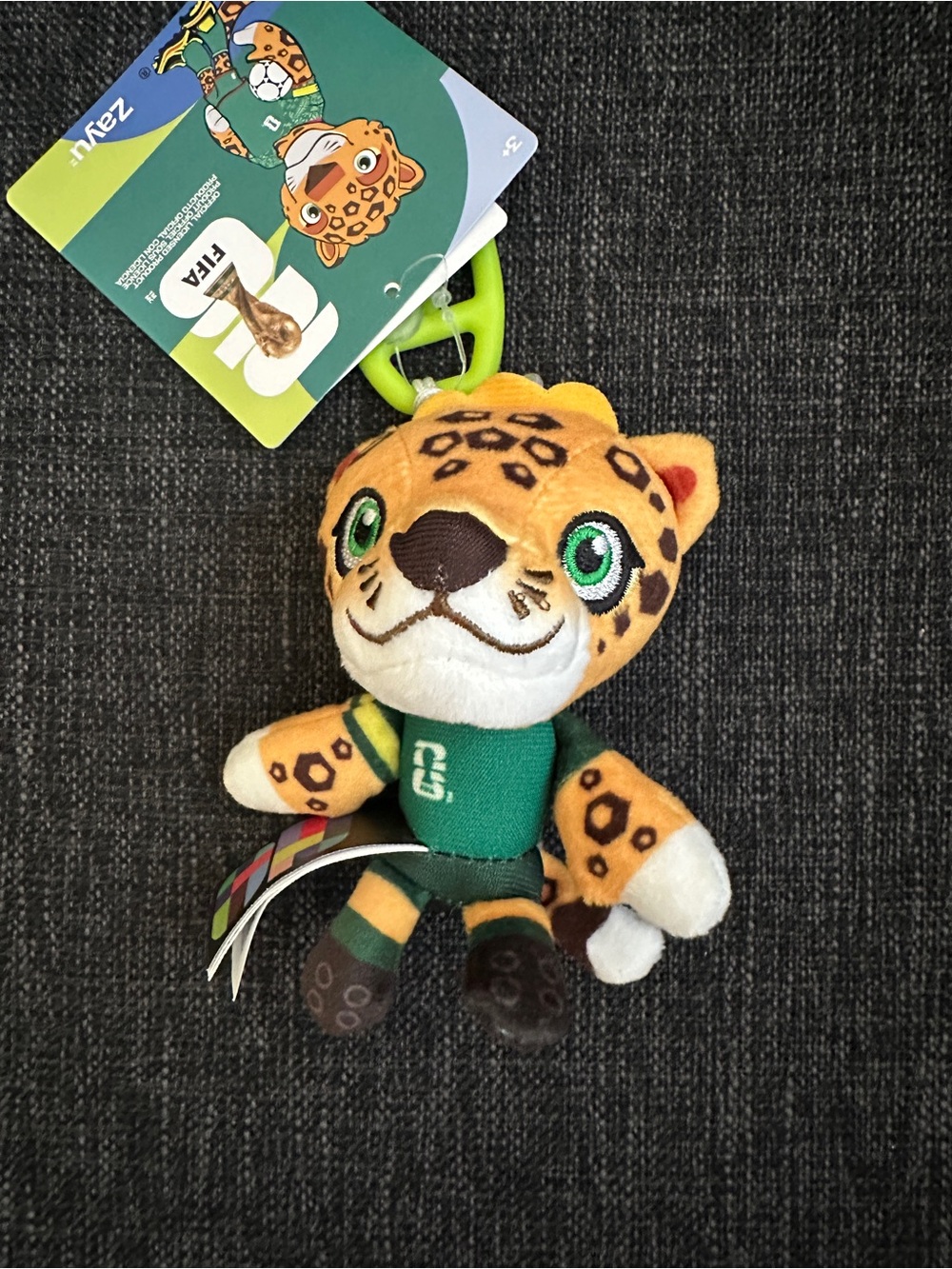 Jazwares FIFA 2026 World Cup Mexico Mascot - Zayu Plush Keychain
